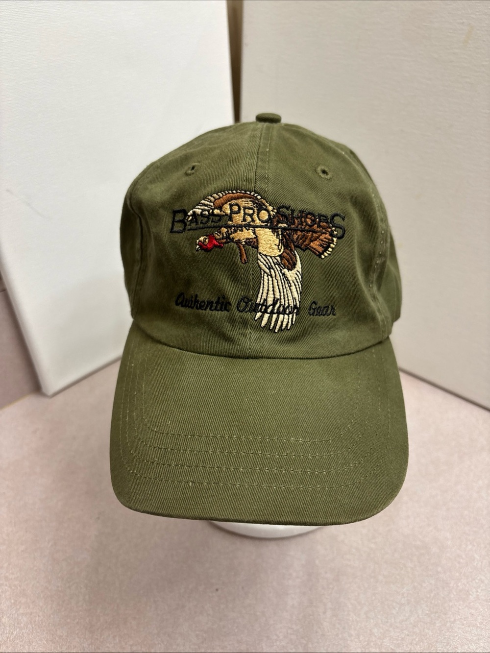Bass Pro Shop Pheasant Turkey Embroidered Strapback Adult Dad Hat Cap Hunting